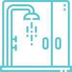 کابین دوش شیشه ای