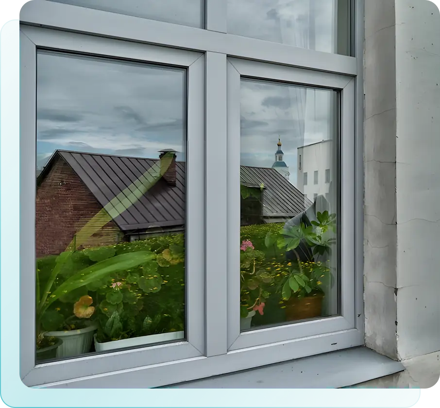 شیشه دوجداره رفلکس