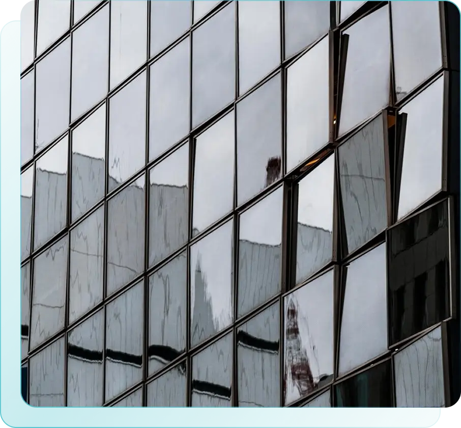 شیشه رفلکس نقره ای