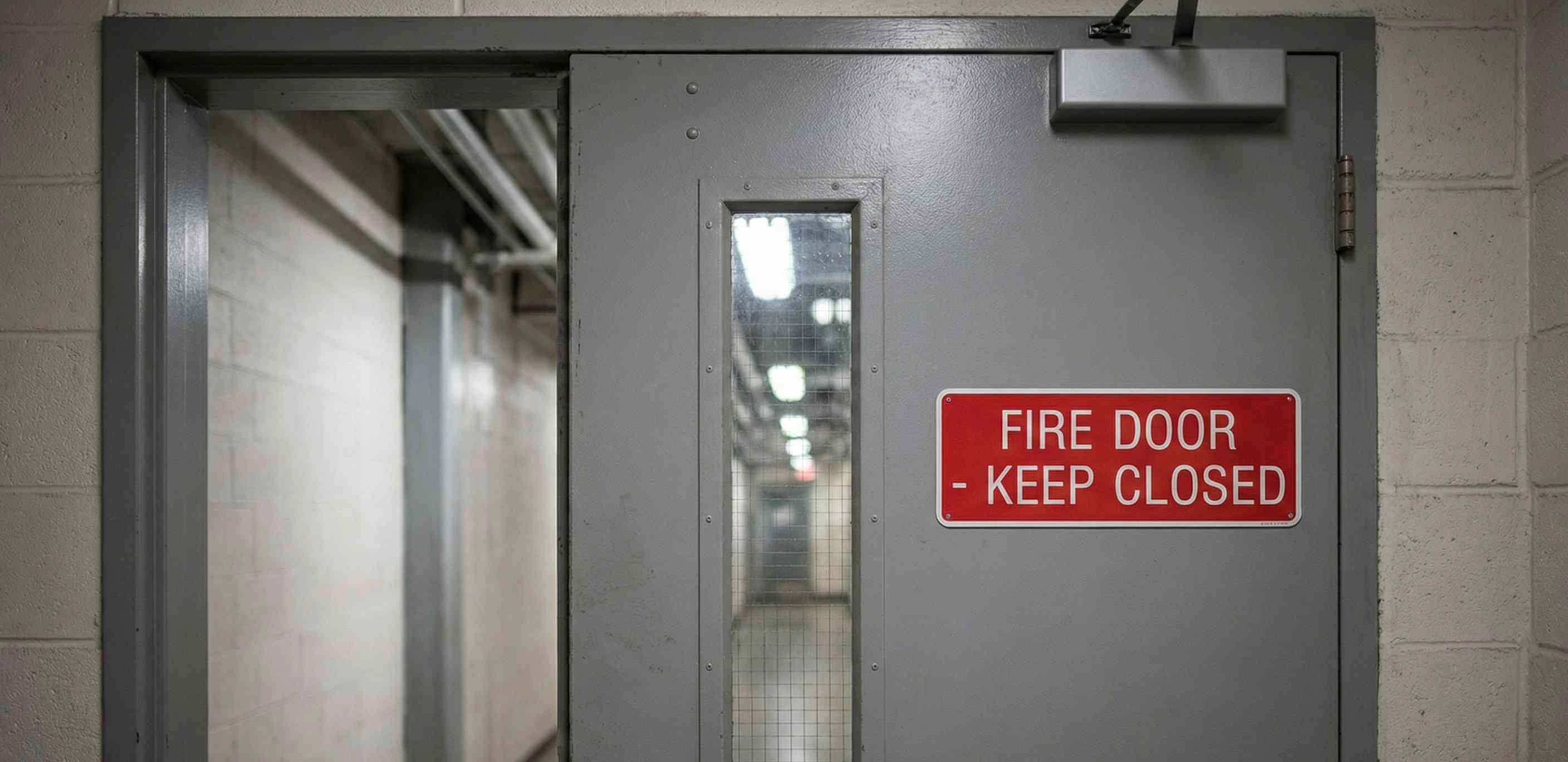 شیشه سیمی درب‌های ضدحریق